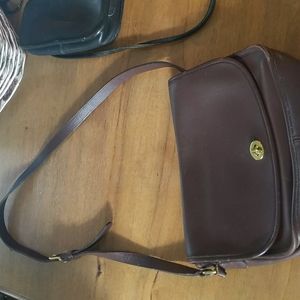 Brown Coach shoulder bag